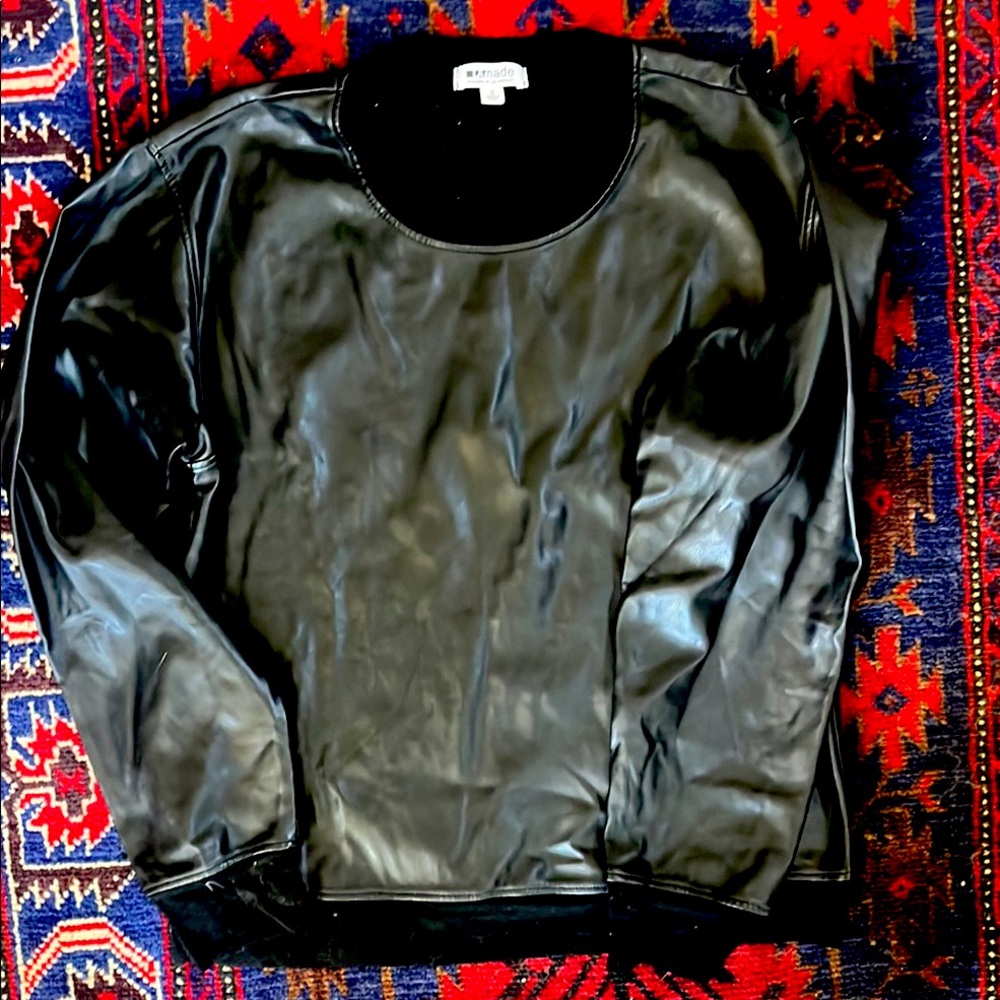 LA made Black Crew Neck Sweater